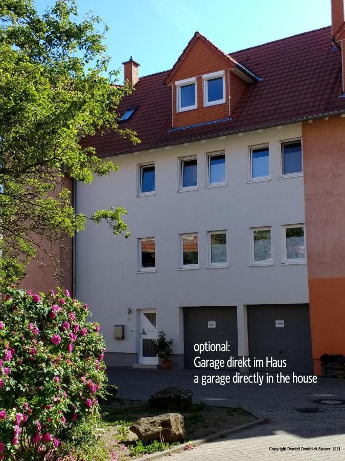 Domizil Domblick Speyer City, Garage, 50M2 Eksteriør billede