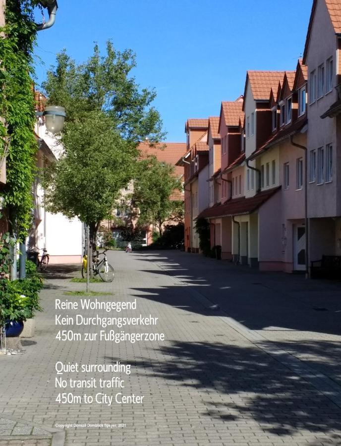 Domizil Domblick Speyer City, Garage, 50M2 Eksteriør billede